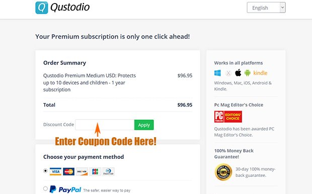 qustodio discount codes