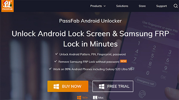 PassFab Android Unlocker review
