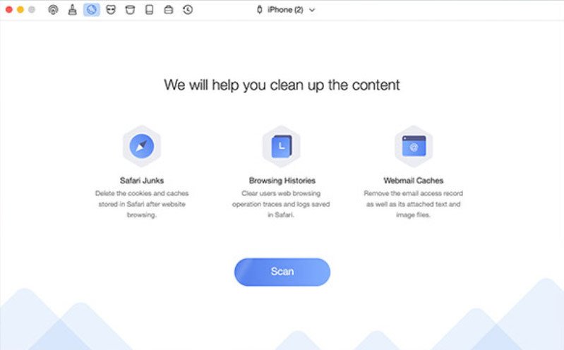 PhoneClean PRO User Interface